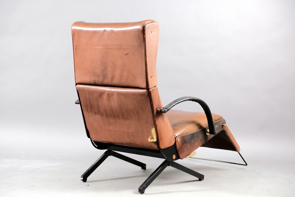 Vintage Model P40 Lounge Chair by Osvaldo Borsani for Tecno, 1950s